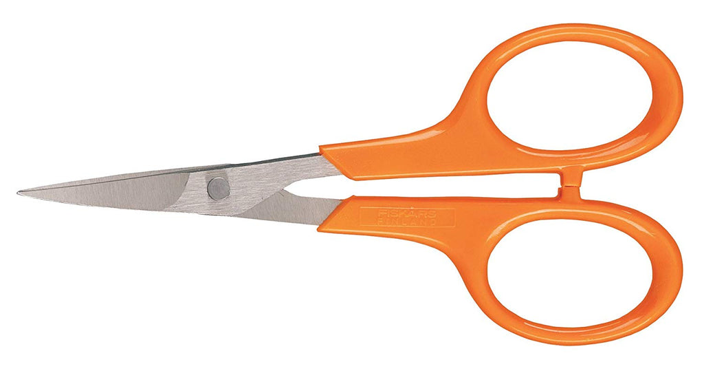 FISKARS Classic Stickschere mit gebogenen Klingen 10cm