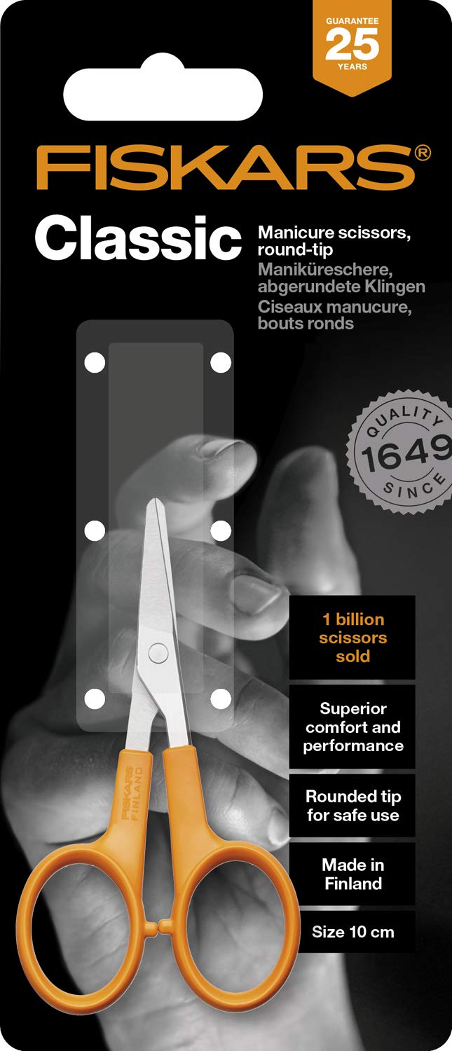 FISKARS Classic Maniküreschere gerundete Klinge 10cm