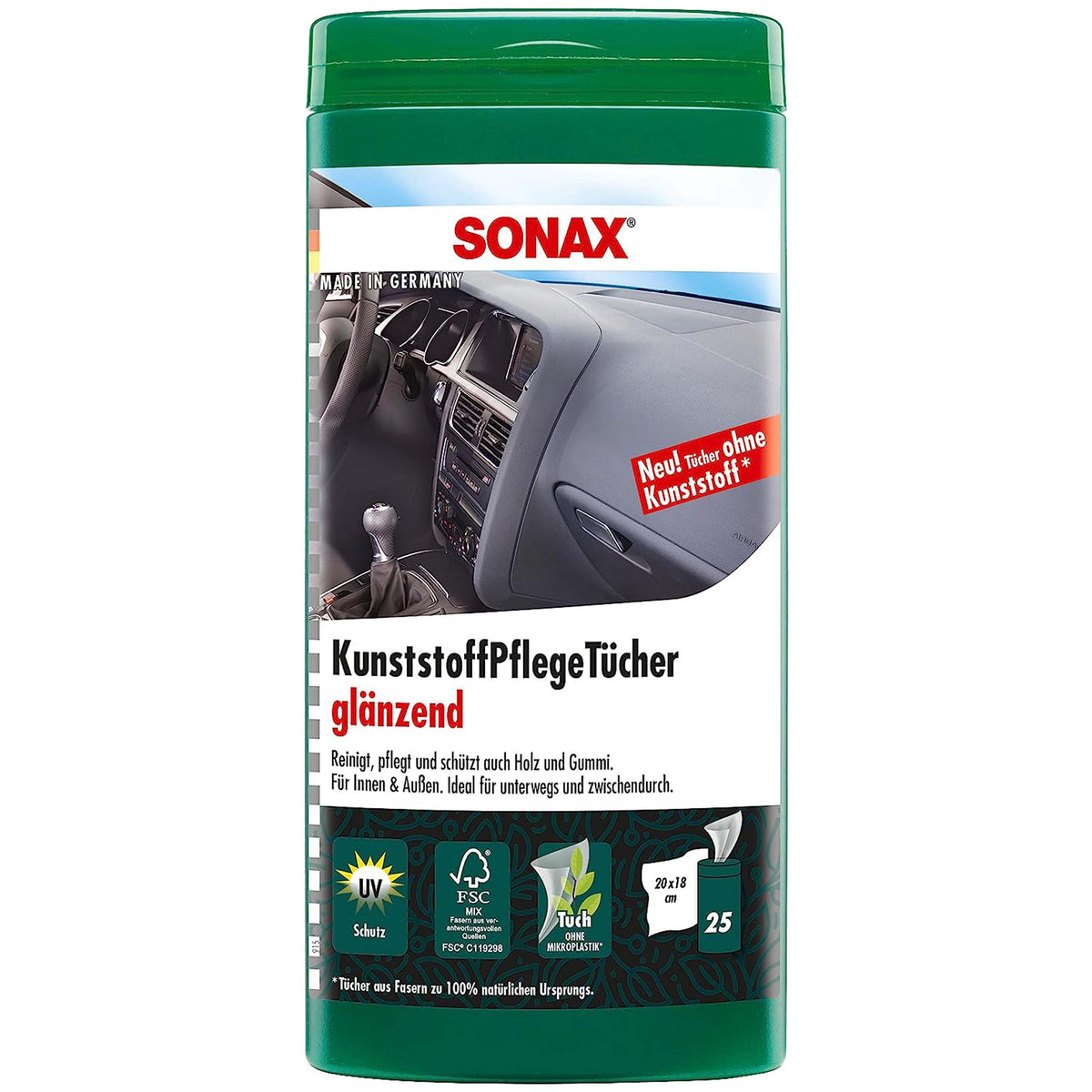 SONAX Kunststoffpflege-Tücher