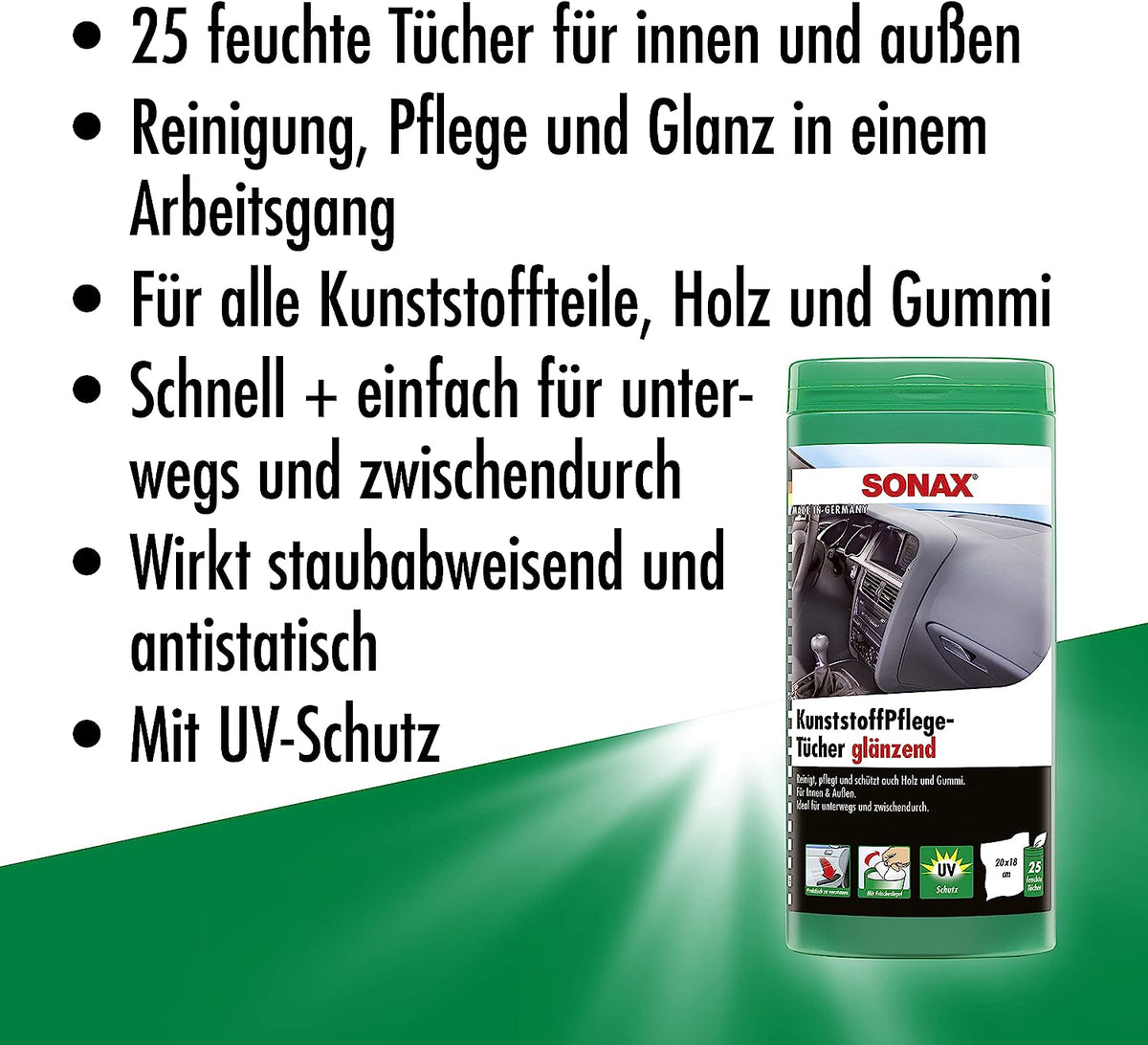 SONAX Kunststoffpflege-Tücher