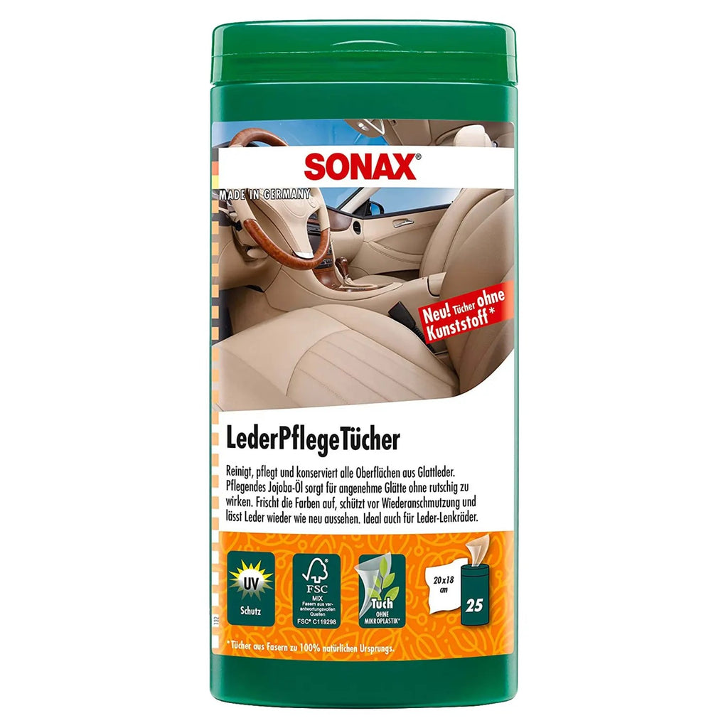 SONAX Lederpflegetücher 25pcs
