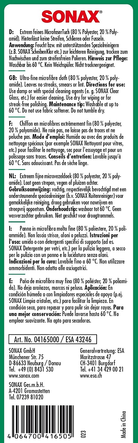 SONAX Microfasertuch