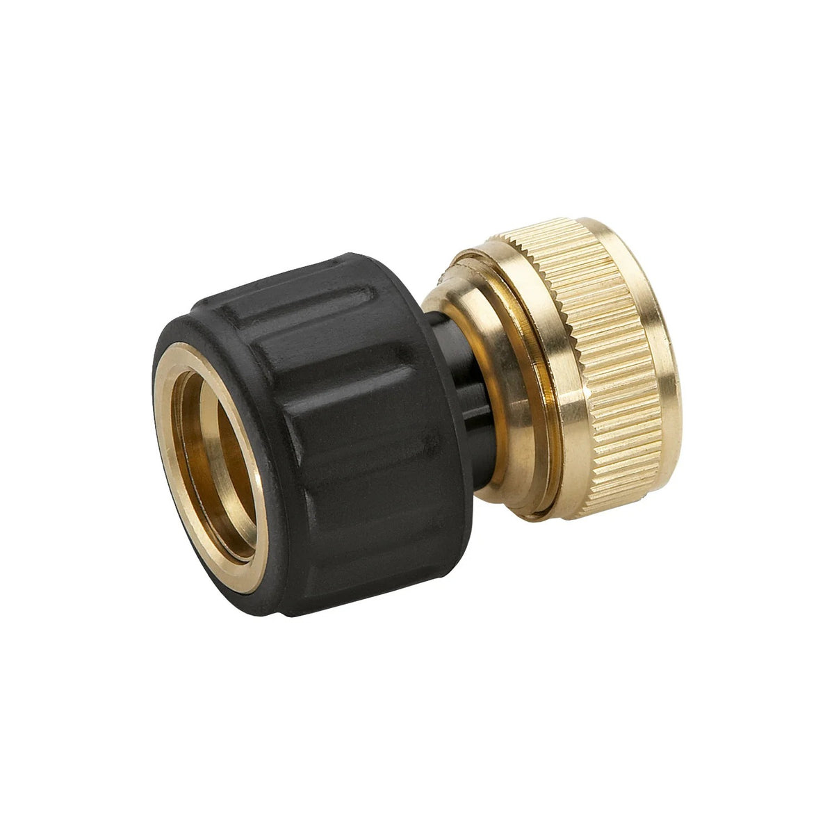 KÄRCHER Messing Schlauchkupplung 3/4" mit Aquastop