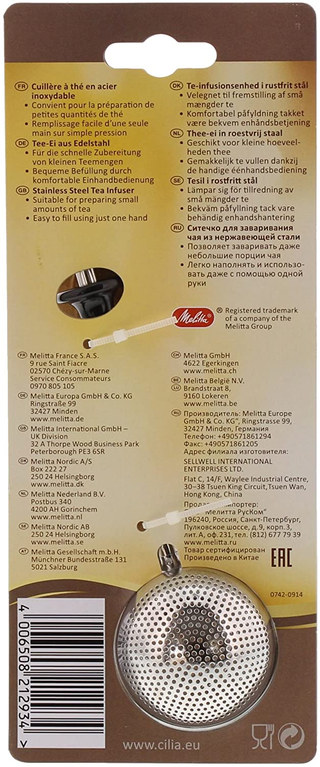 CILIA Tee-Ei aus Edelstahl