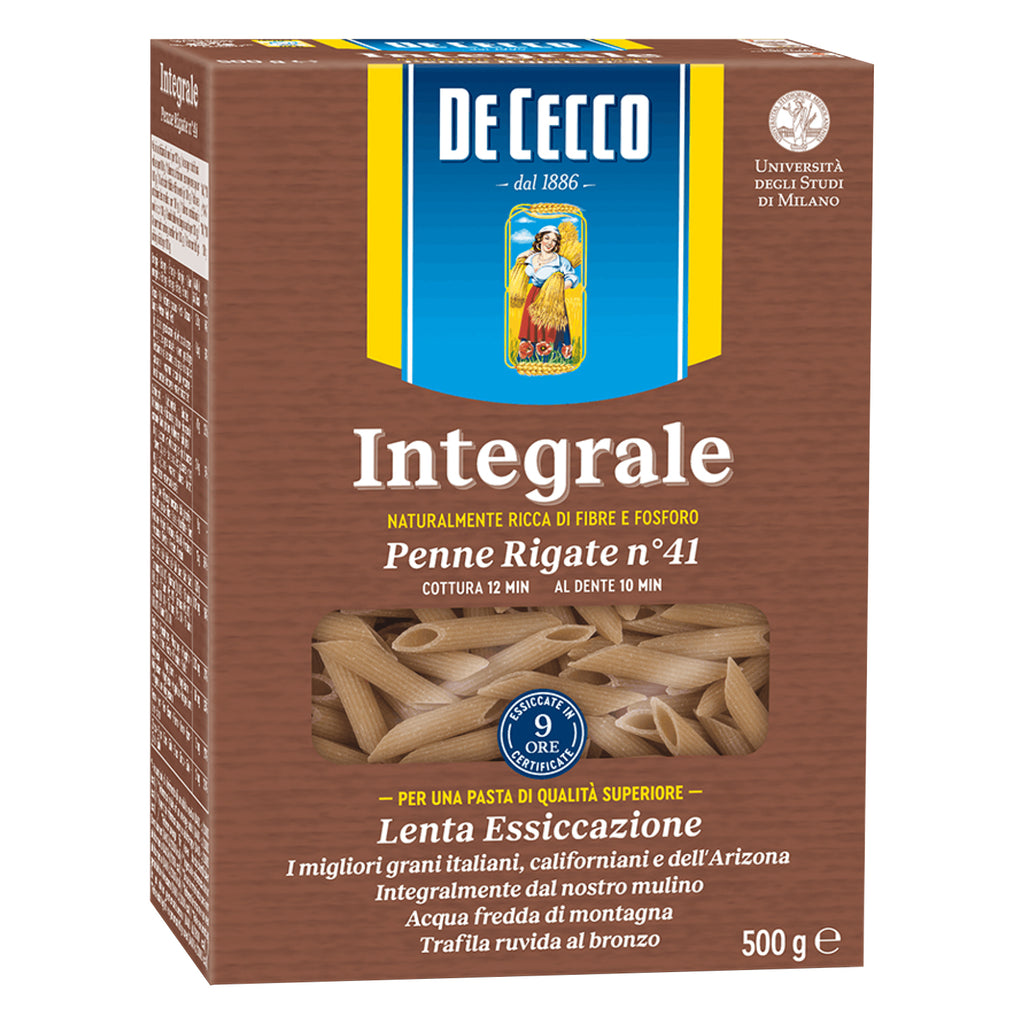 DE CECCO Nr.41 Integrale Penne Rigate Vollkorn 500g