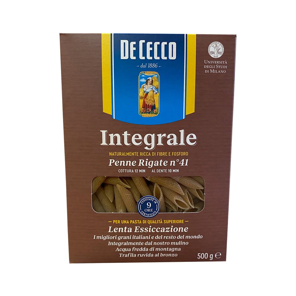 DE CECCO Nr.41 Integrale Penne Rigate Vollkorn 500g