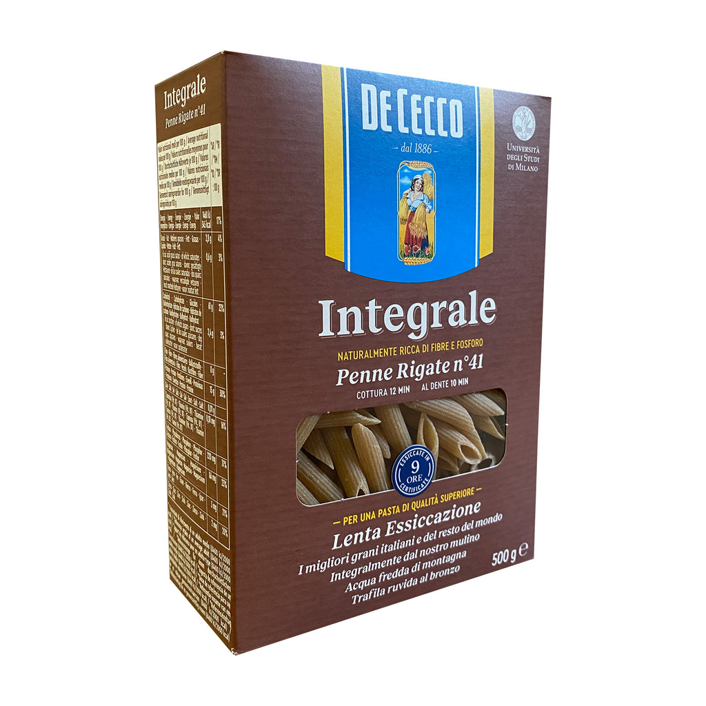DE CECCO Nr.41 Integrale Penne Rigate Vollkorn 500g
