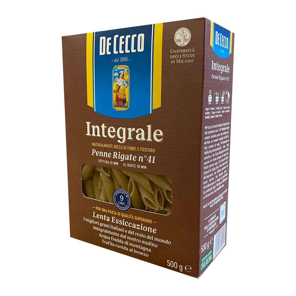 DE CECCO Nr.41 Integrale Penne Rigate Vollkorn 500g