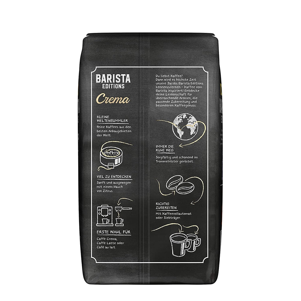 JACOBS BARISTA CREMA ganze Bohnen 1000g