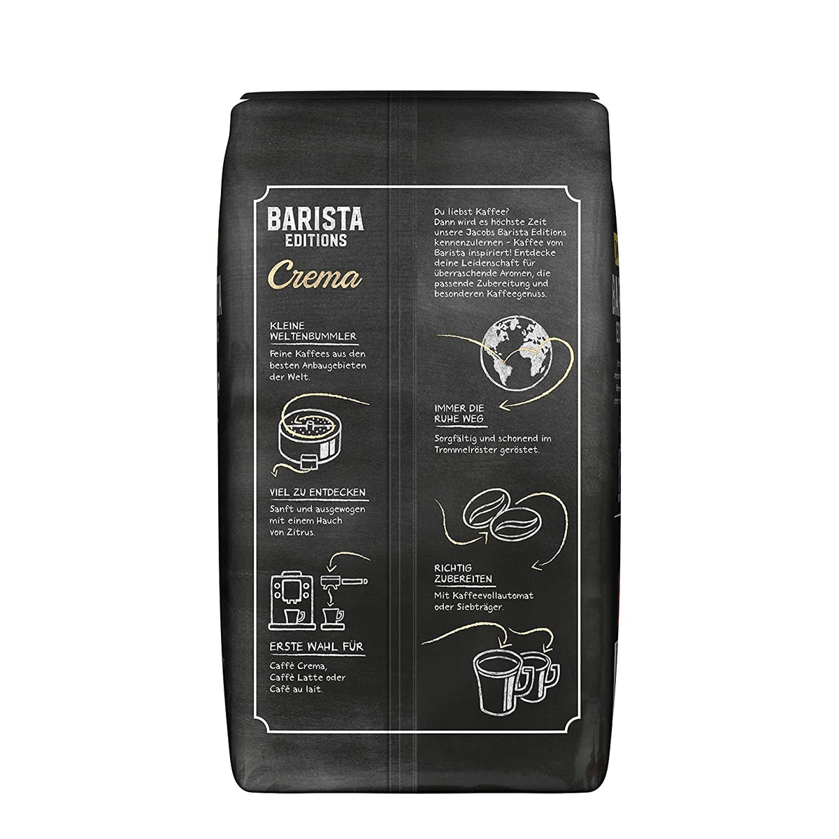 JACOBS BARISTA CREMA ganze Bohnen 1000g