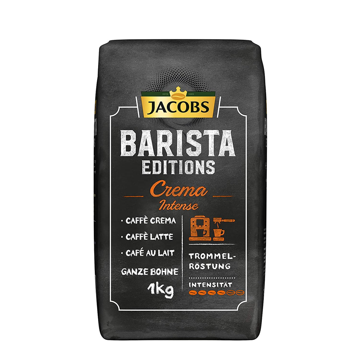 JACOBS BARISTA CREMA INTENSE ganze Bohnen 1000g