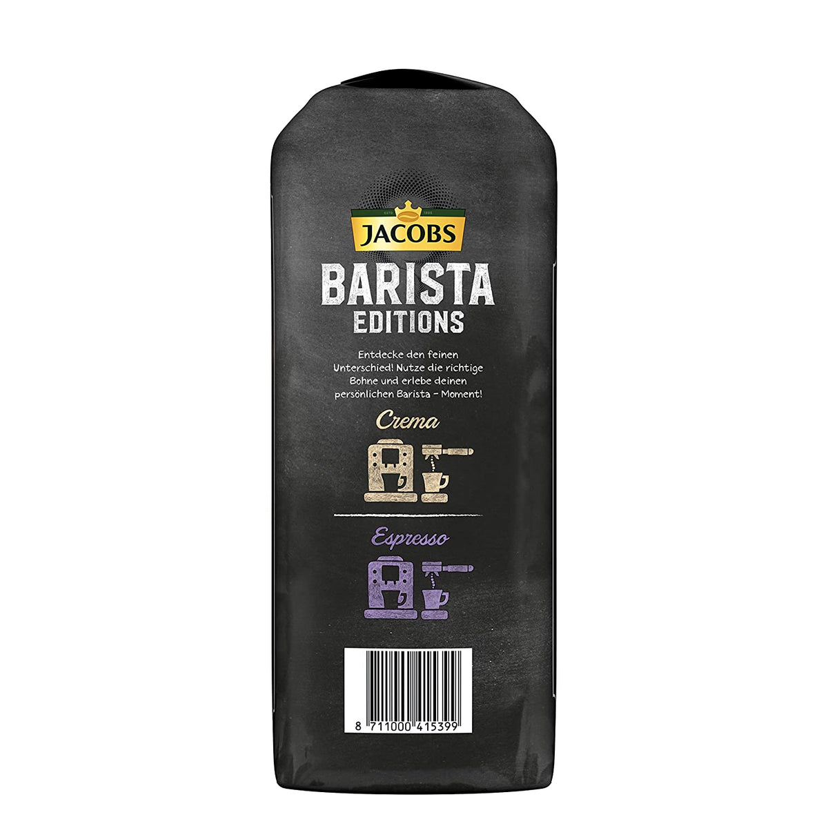 JACOBS BARISTA CREMA INTENSE ganze Bohnen 1000g