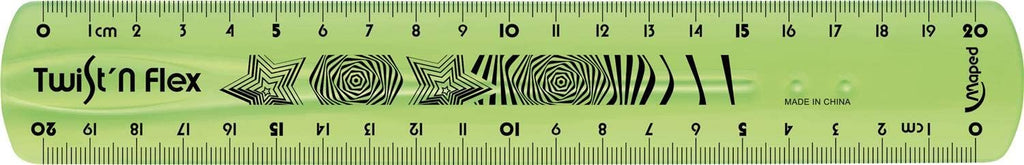 Maped Flachlineal Twist'n Flex, 200 mm, unzerbrechlich