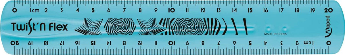 Maped Flachlineal Twist'n Flex, 200 mm, unzerbrechlich