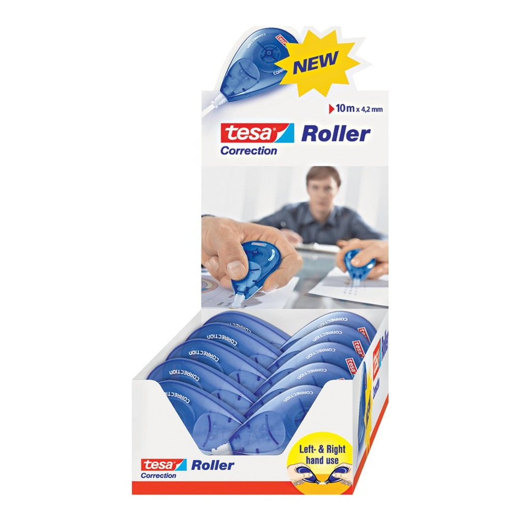 Tesa Einweg Korrekturroller Sideway Roller, Theken-Display