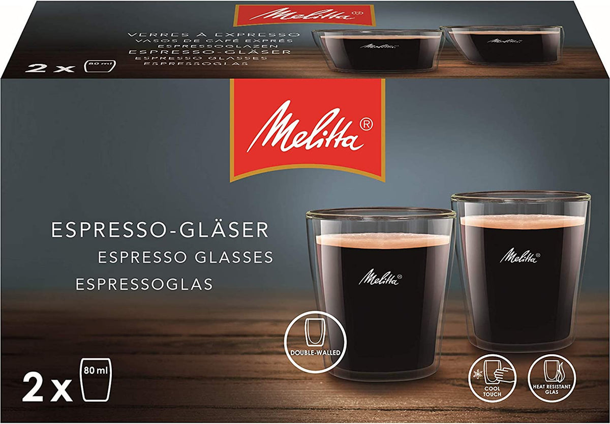 MELITTA Espresso-Gläser doppelwandig 2 Stück