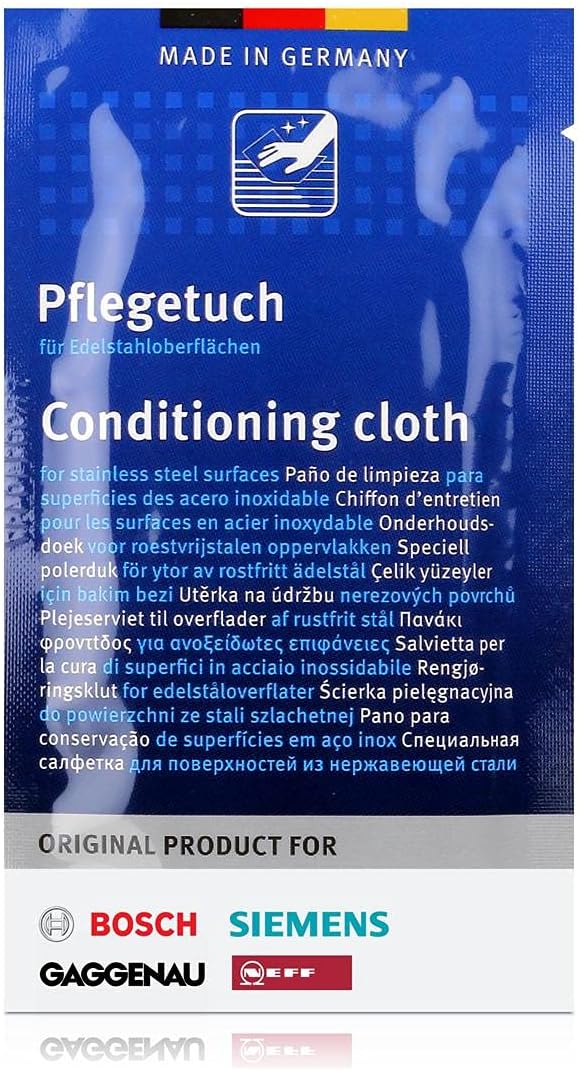 BSH Pflegetuch für Edelstahl Oberflächen