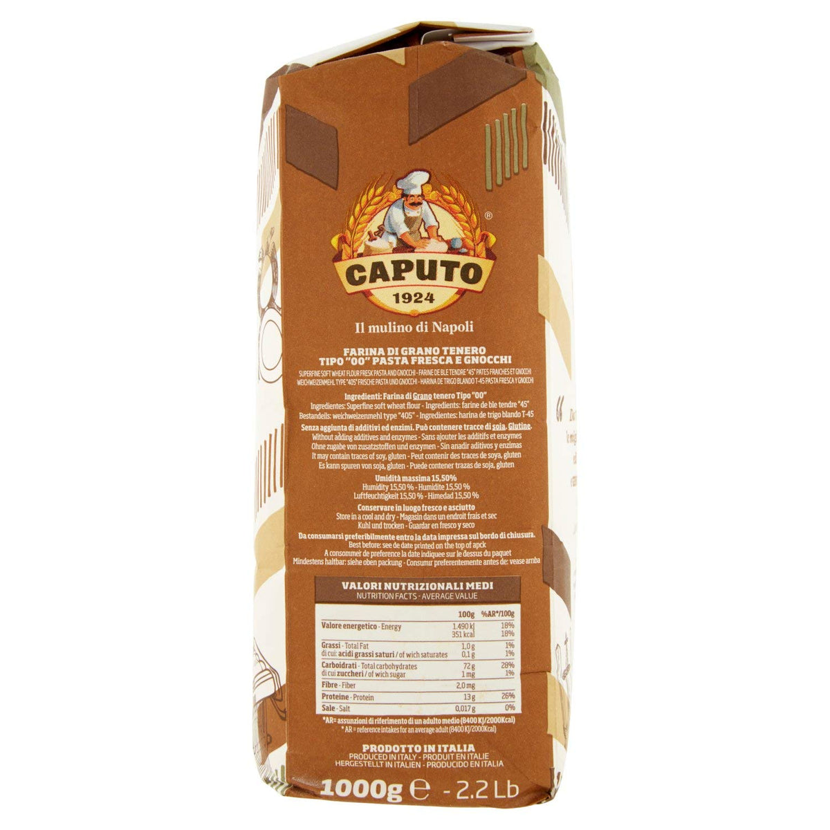 CAPUTO PASTA FRESCA E GNOCCHI Professionelles Mehl 1000g