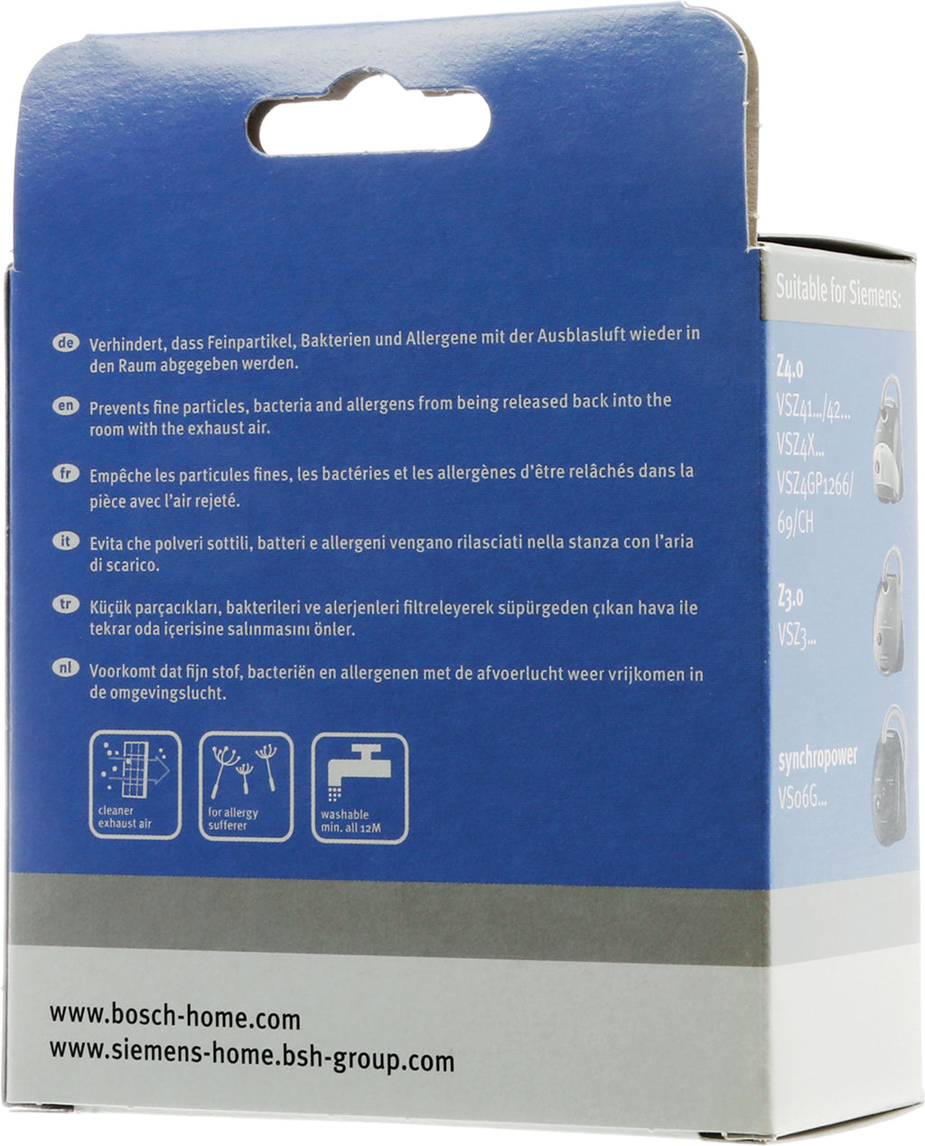 BSH 00578731 HEPA Filter für BBZ153HF, VZ153HFB