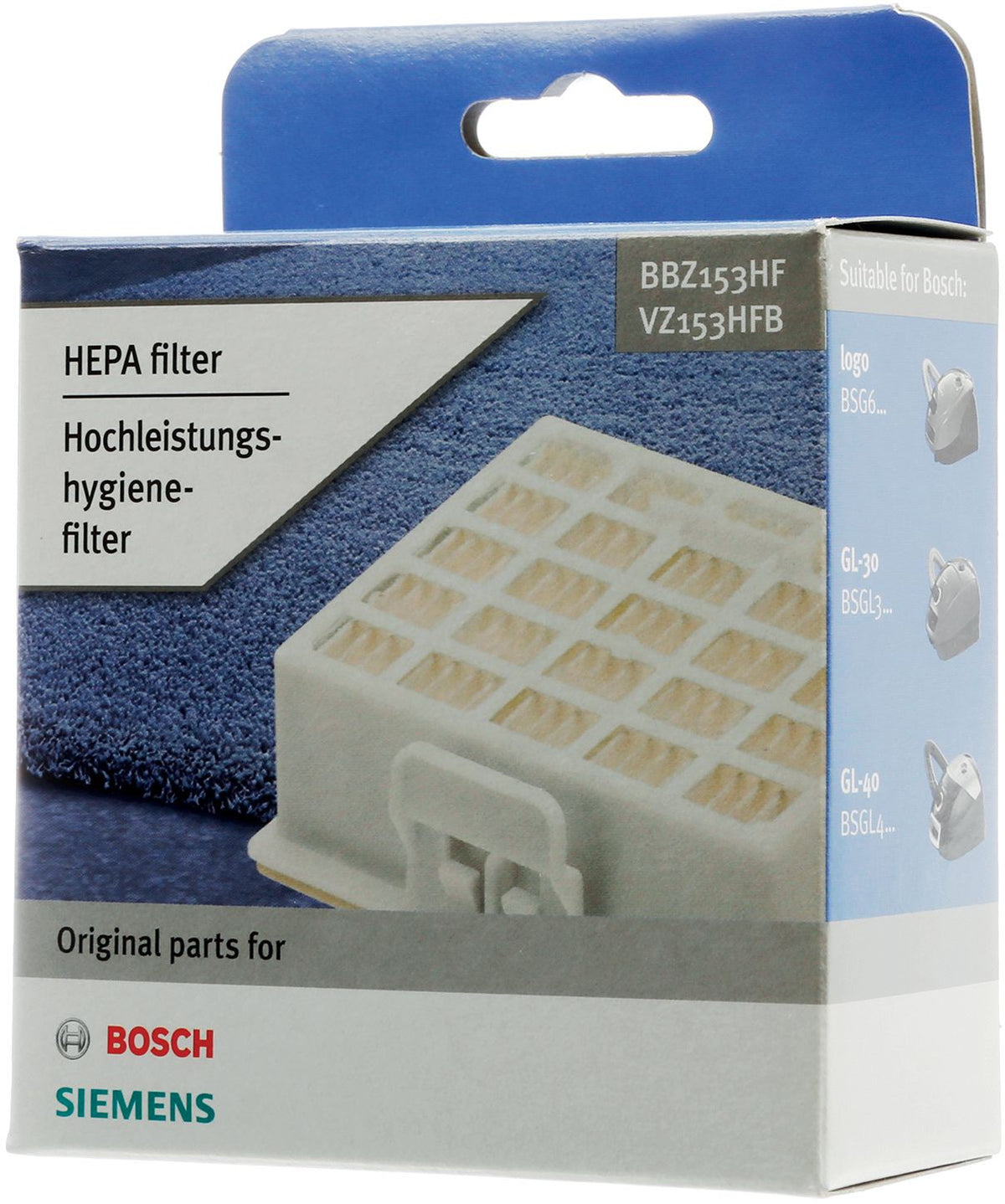 BSH 00578731 HEPA Filter für BBZ153HF, VZ153HFB
