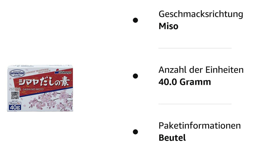 SHIMAYA Dashi-No-Moto Fischgewürz 8x5g