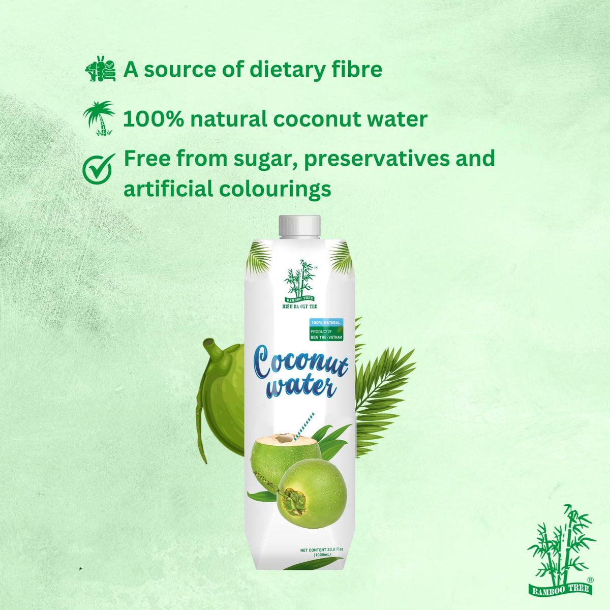BAMBOO TREE Kokosnuss Wasser 1000ml