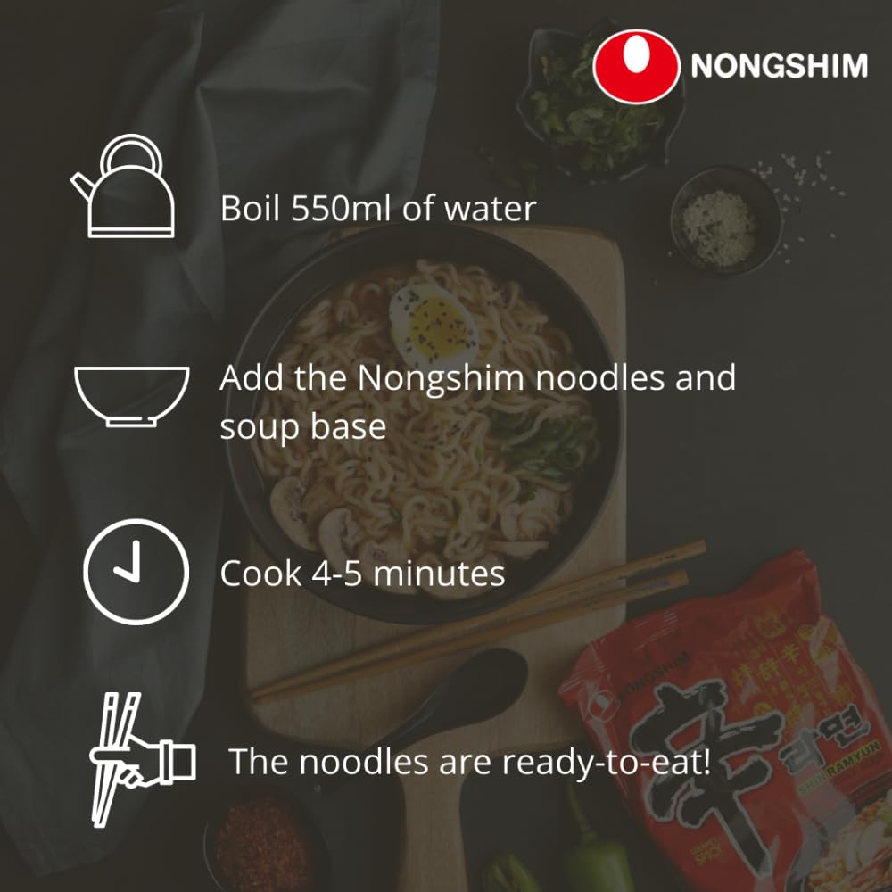 NONGSHIM Instant Nudeln Shin Ramyun 120g