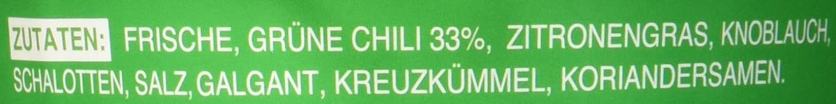 COCK Green Curry Paste 400g Dose