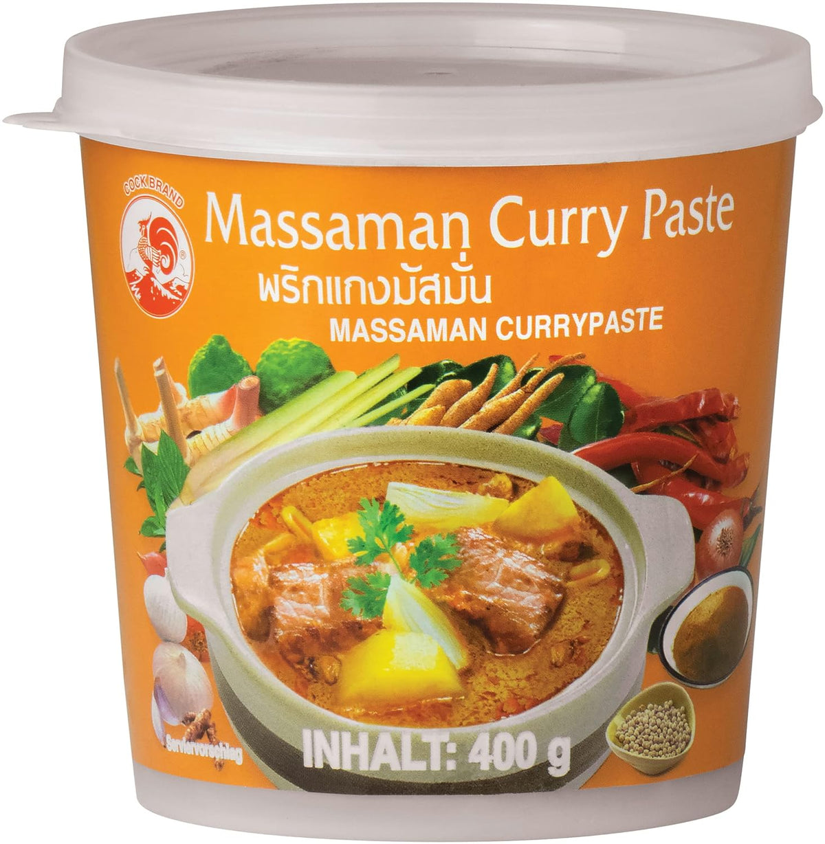 COCK Massaman Curry Paste 400g Dose