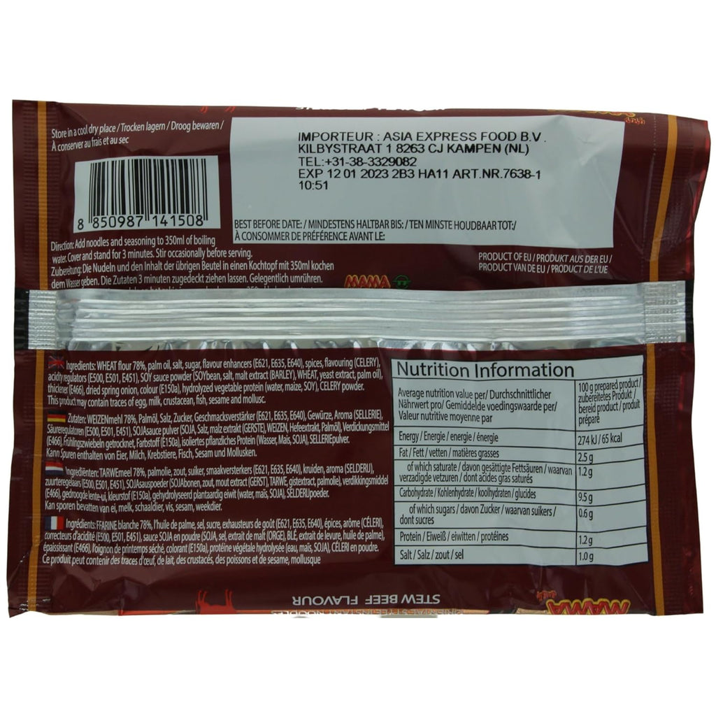 MAMA Instant Nudeln Stew Beef 60g Blister