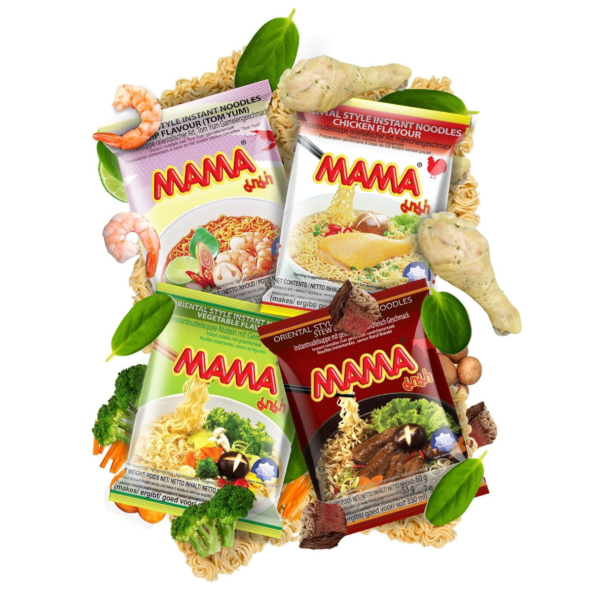 MAMA Instant Nudeln Stew Beef 60g Blister