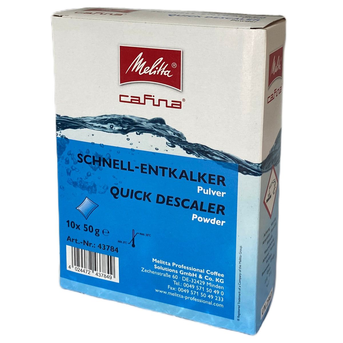 MELITTA CAFINA Schnell-Entkalker Pulver 10x50g