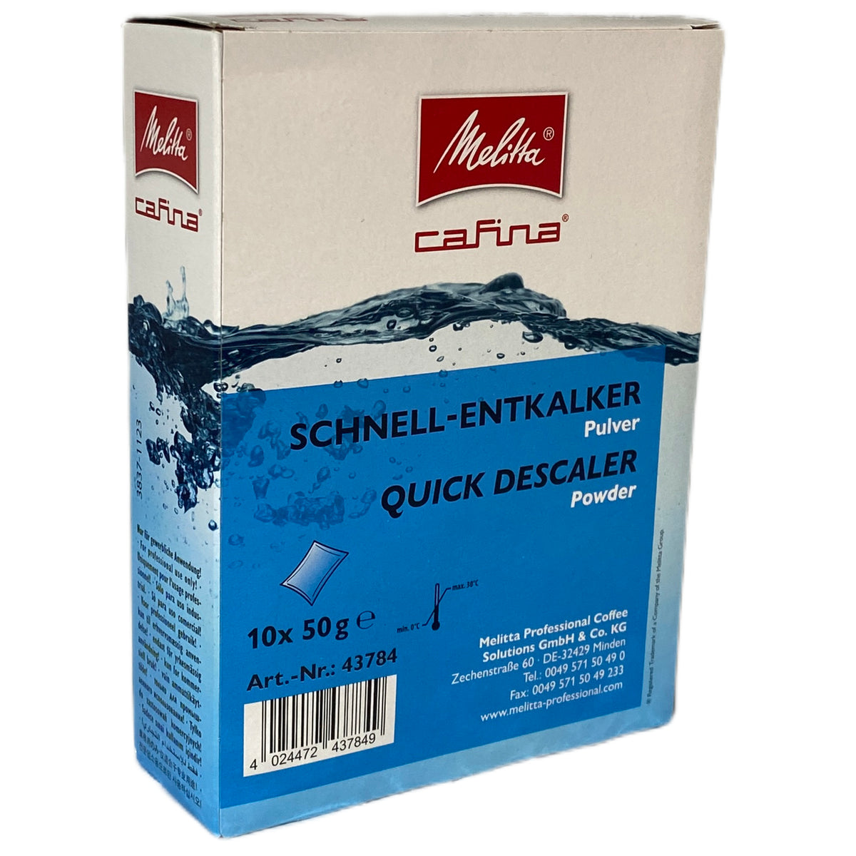 MELITTA CAFINA Schnell-Entkalker Pulver 10x50g