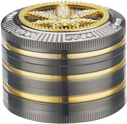 CHAMP HIGH Grinder Leaf Bling Bling 5 cm 4 Layers