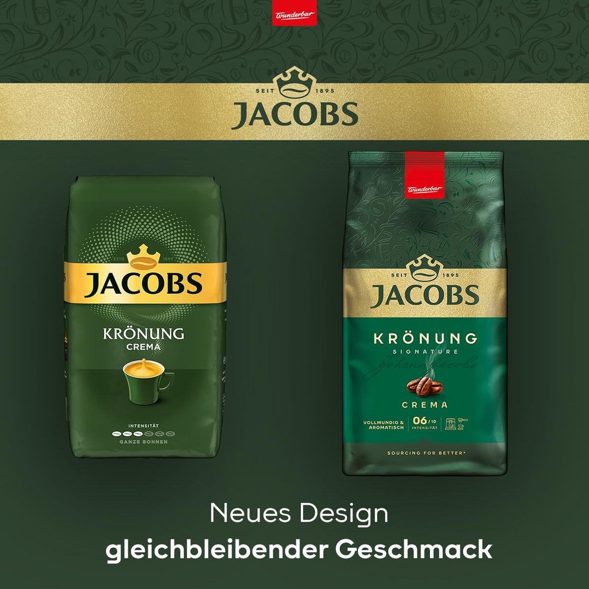JACOBS KRÖNUNG CREMA ganze Bohnen 1000g