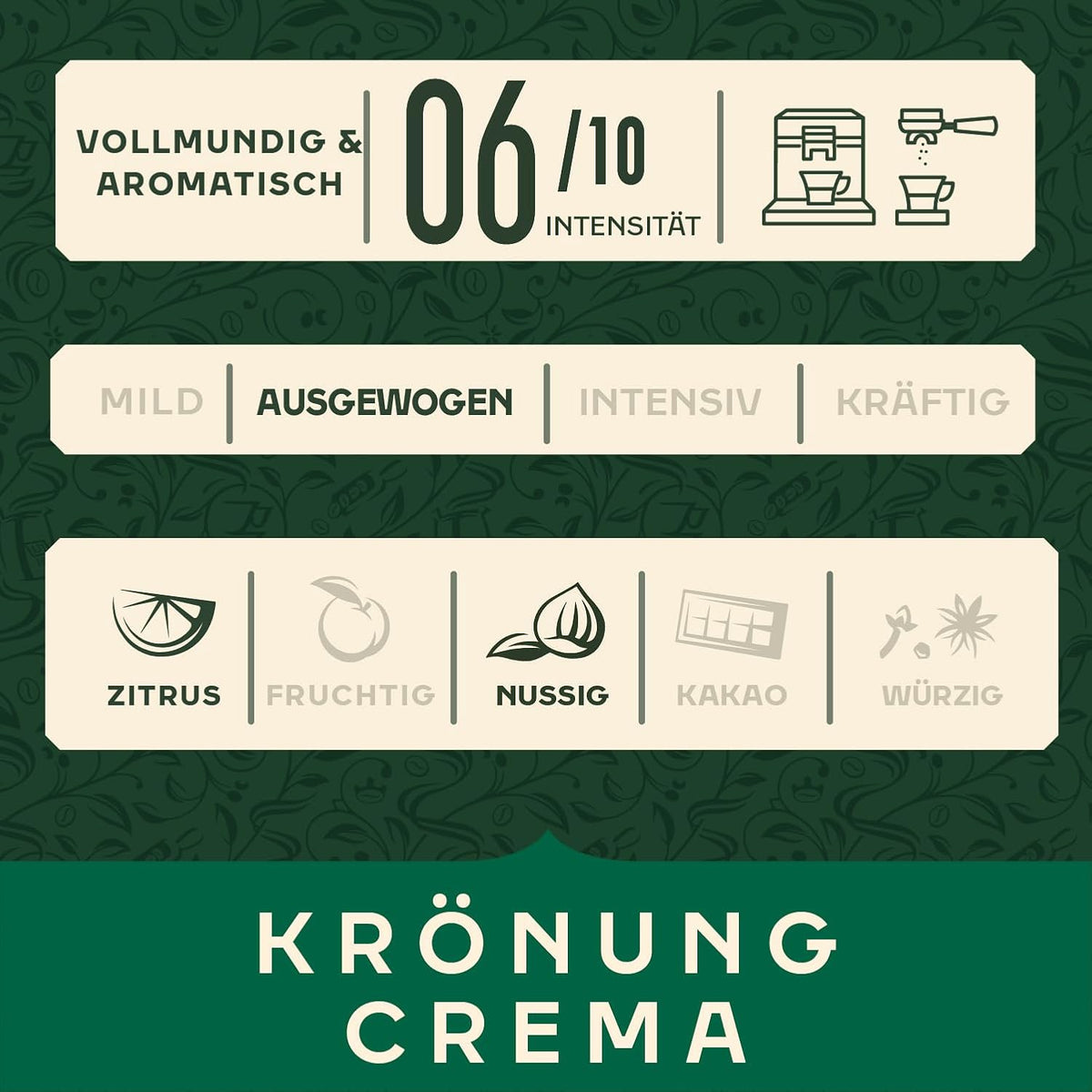 JACOBS KRÖNUNG CREMA ganze Bohnen 1000g