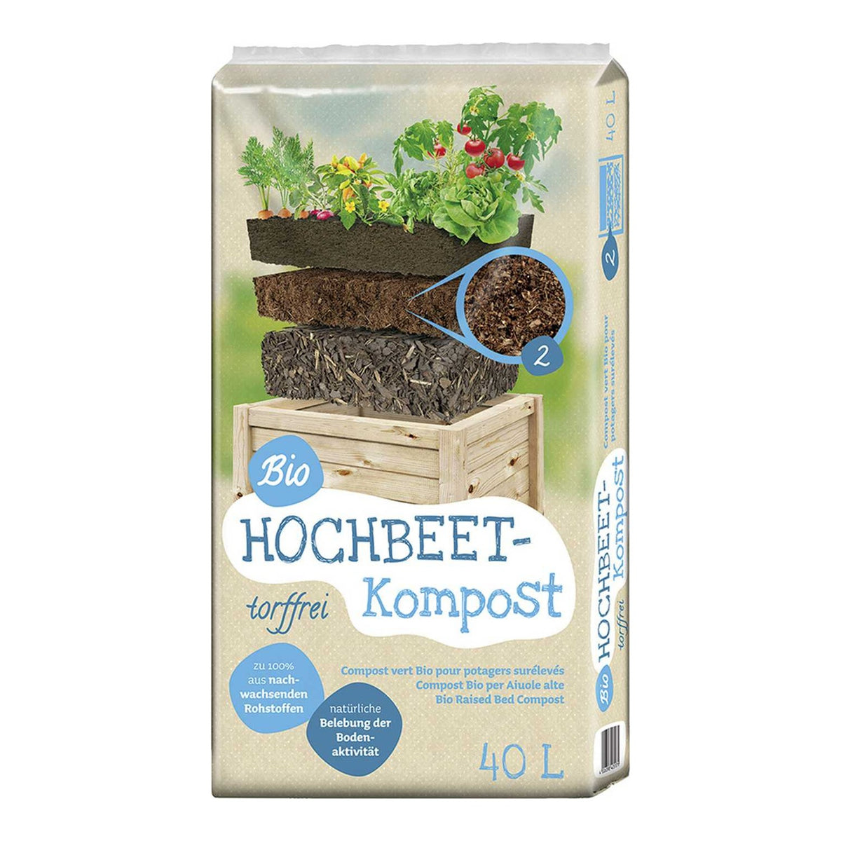 FLORAGARD Universal Bio Hochbeet-Kompost 40L