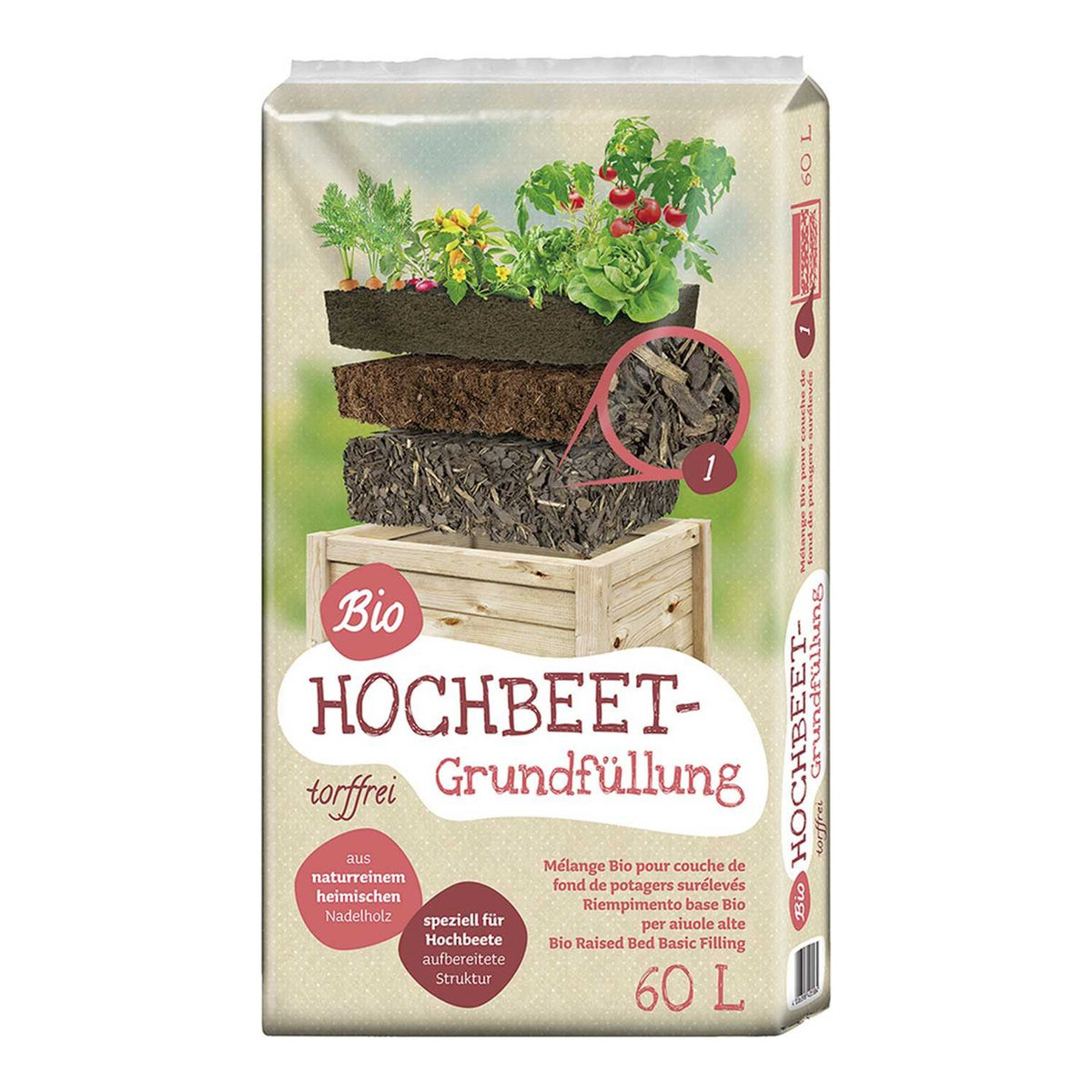 FLORAGARD Universal Bio Hochbeet-Grundfüllung 60L