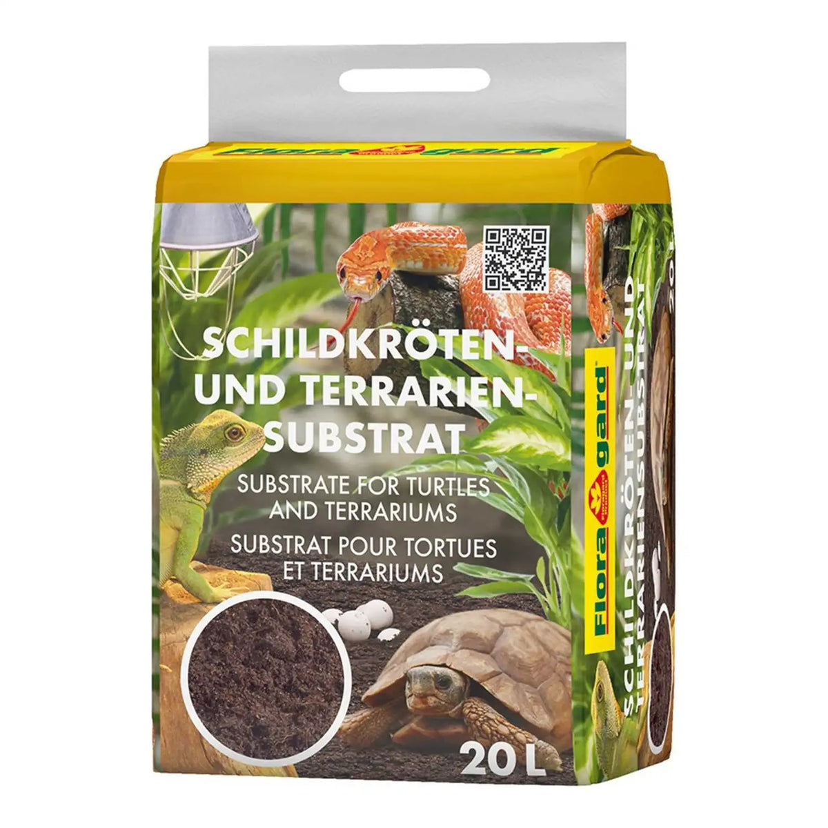 FLORAGARD Schildkrötenerde und Terrariensubstrat 20L
