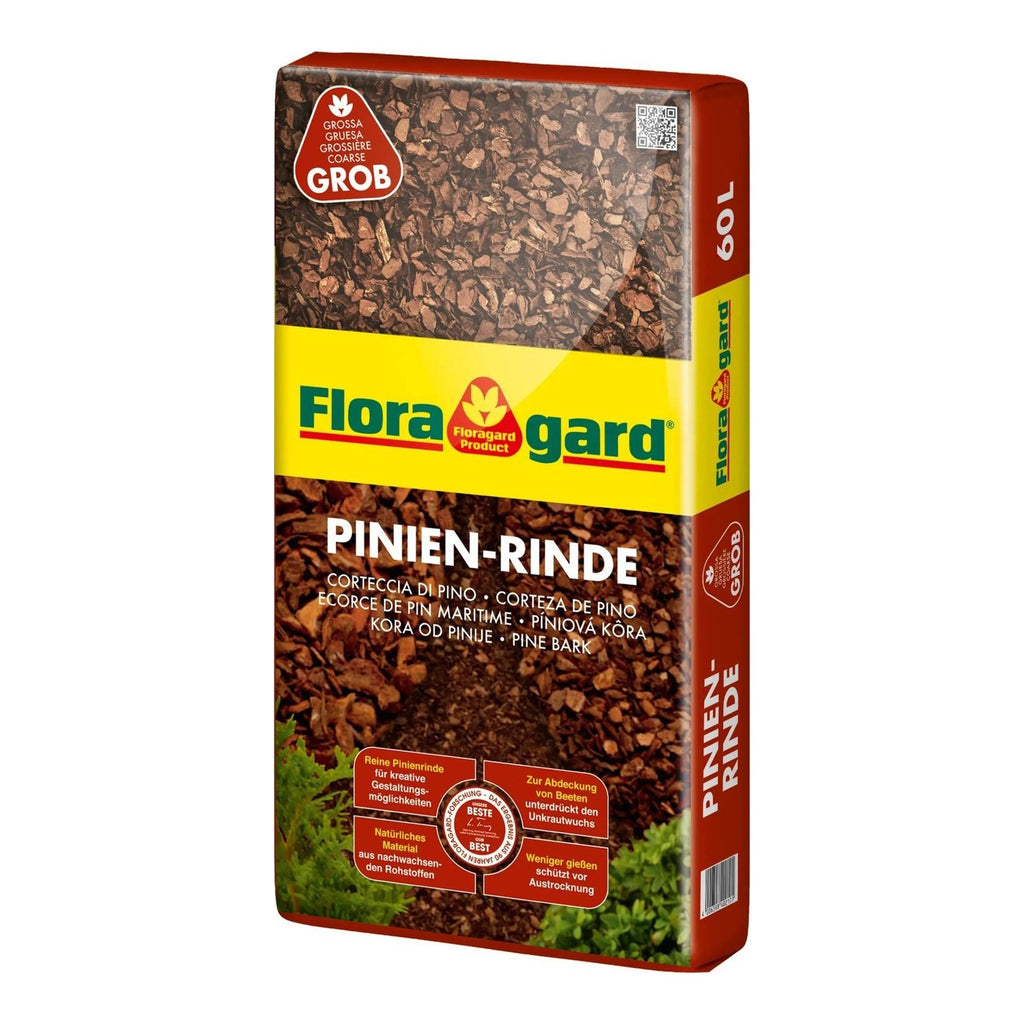 FLORAGARD Mulch Pinienrinde GROB 25-40 mm 60 L