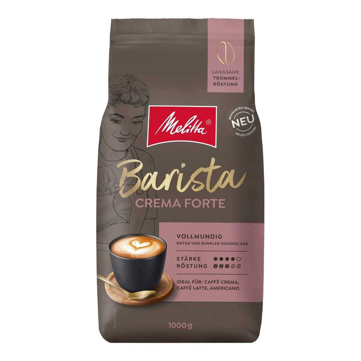 MELITTA BARISTA CREMA FORTE ganze Bohnen 1000g