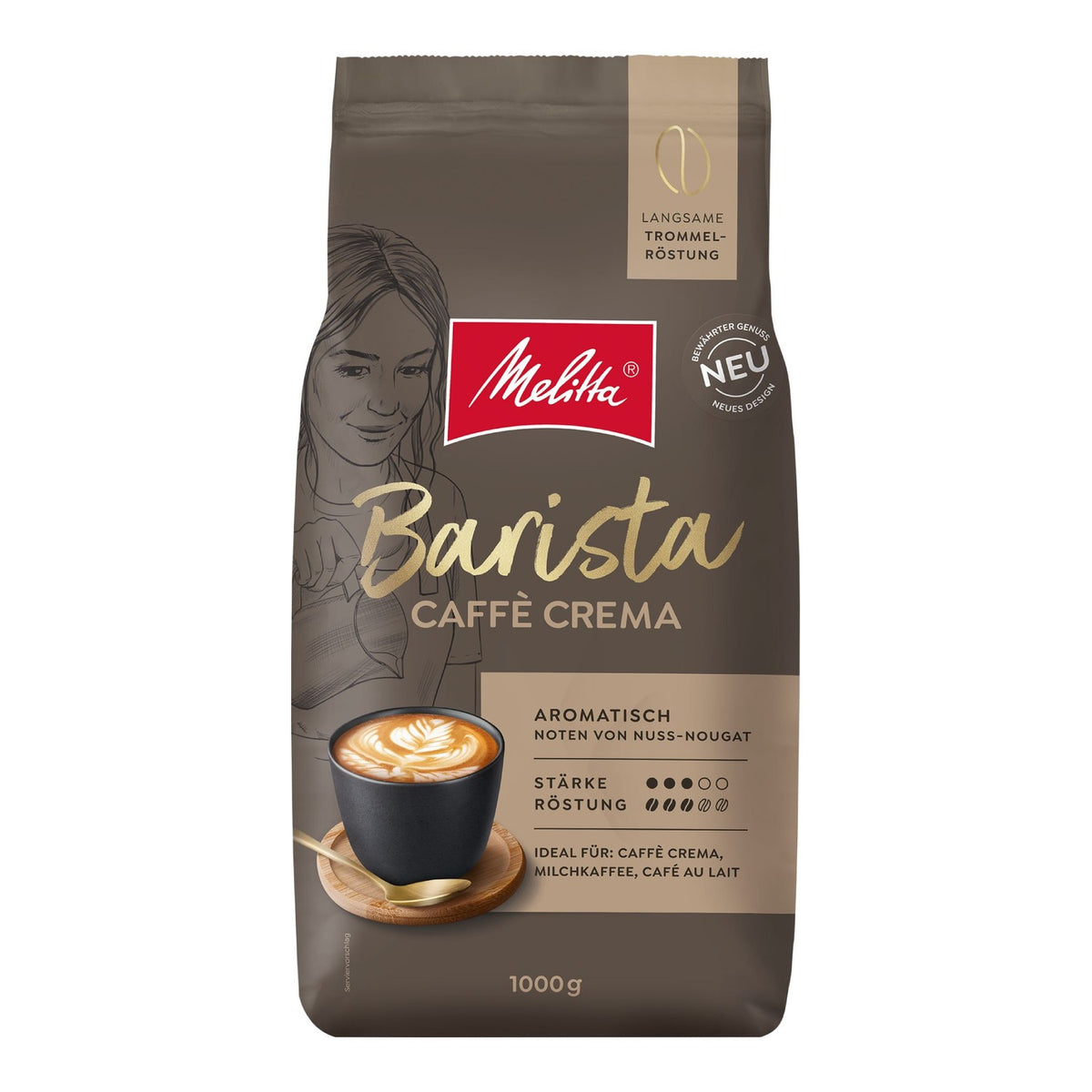 MELITTA BARISTA CREMA ganze Bohnen 1000g
