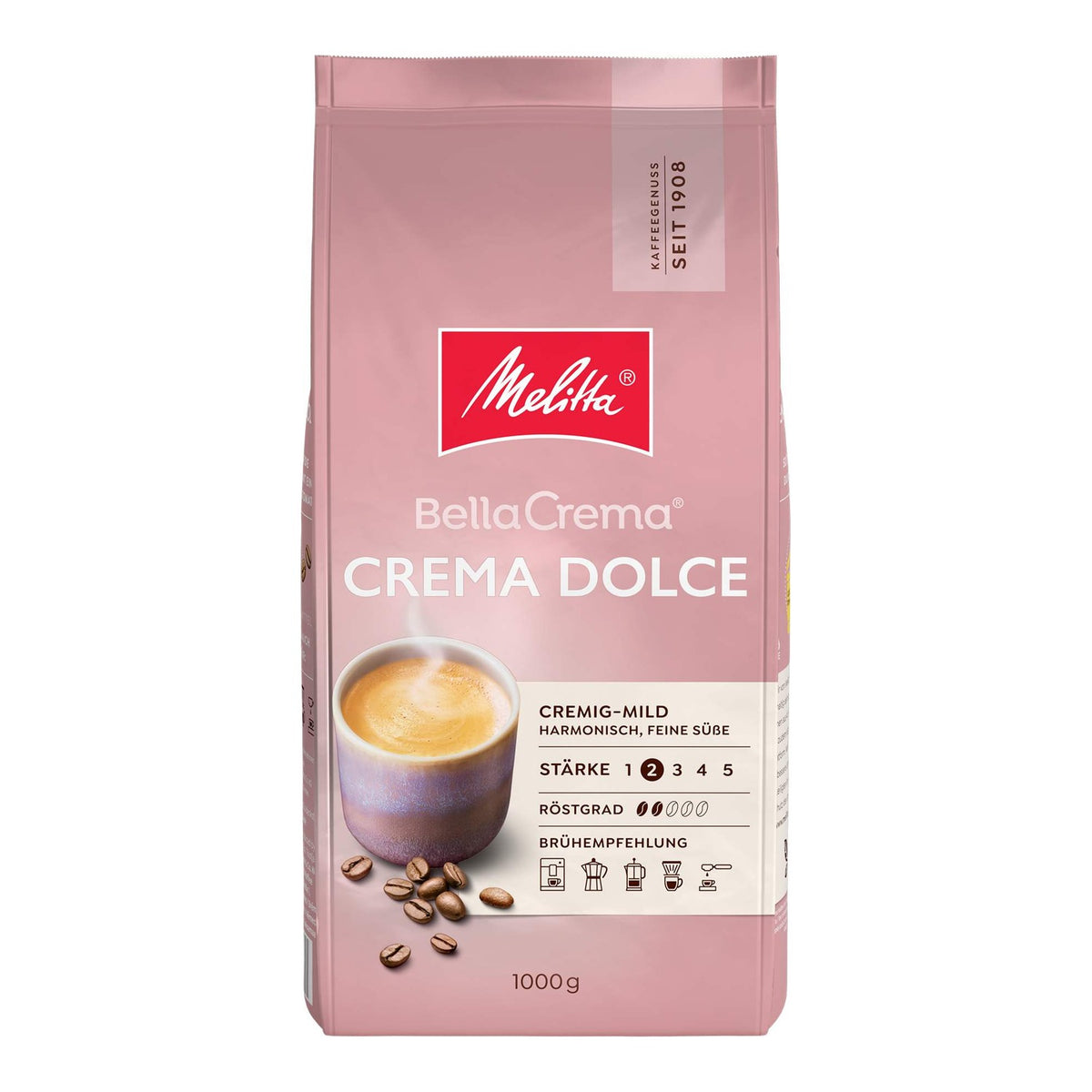 MELITTA BELLA CREMA DOLCE ganze Bohnen 1000g