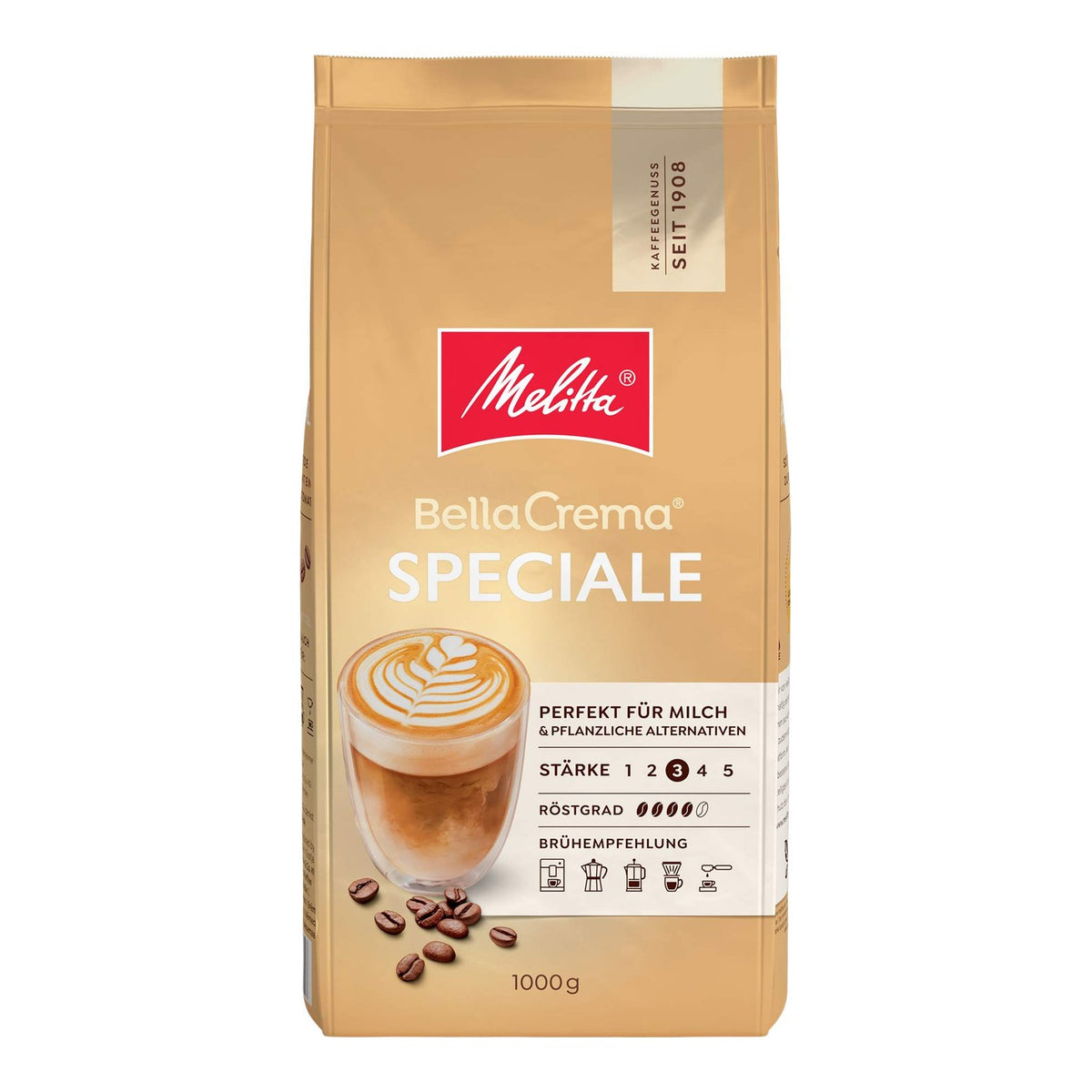 MELITTA BELLA CREMA SPECIALE ganze Bohnen 1000g
