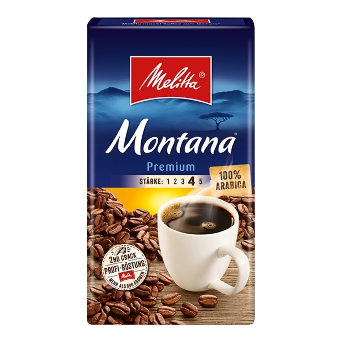 MELITTA MONTANA PREMIUM Kaffee gemahlen 500g