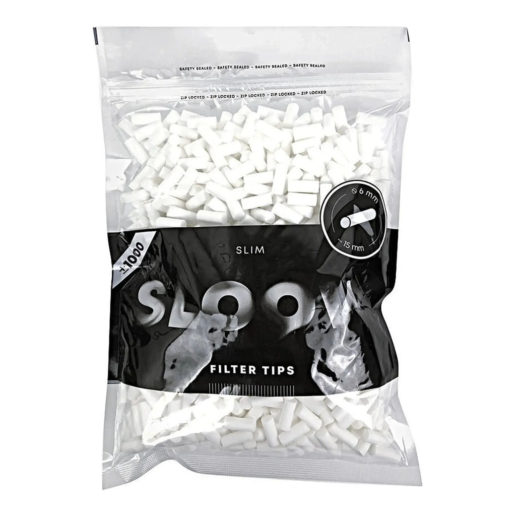Sloow Filter Tips 6mm - 1000Stk.