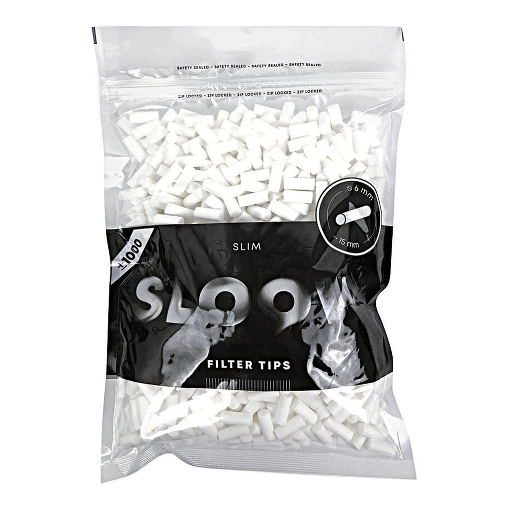 Sloow Filter Tips 6mm - 1000Stk.