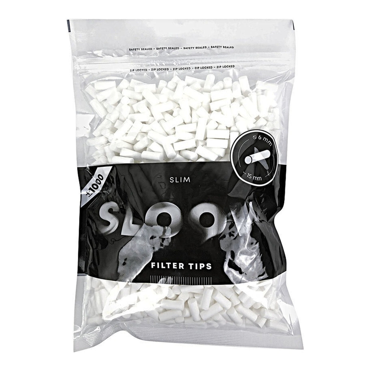Sloow Filter Tips 6mm - 1000Stk.