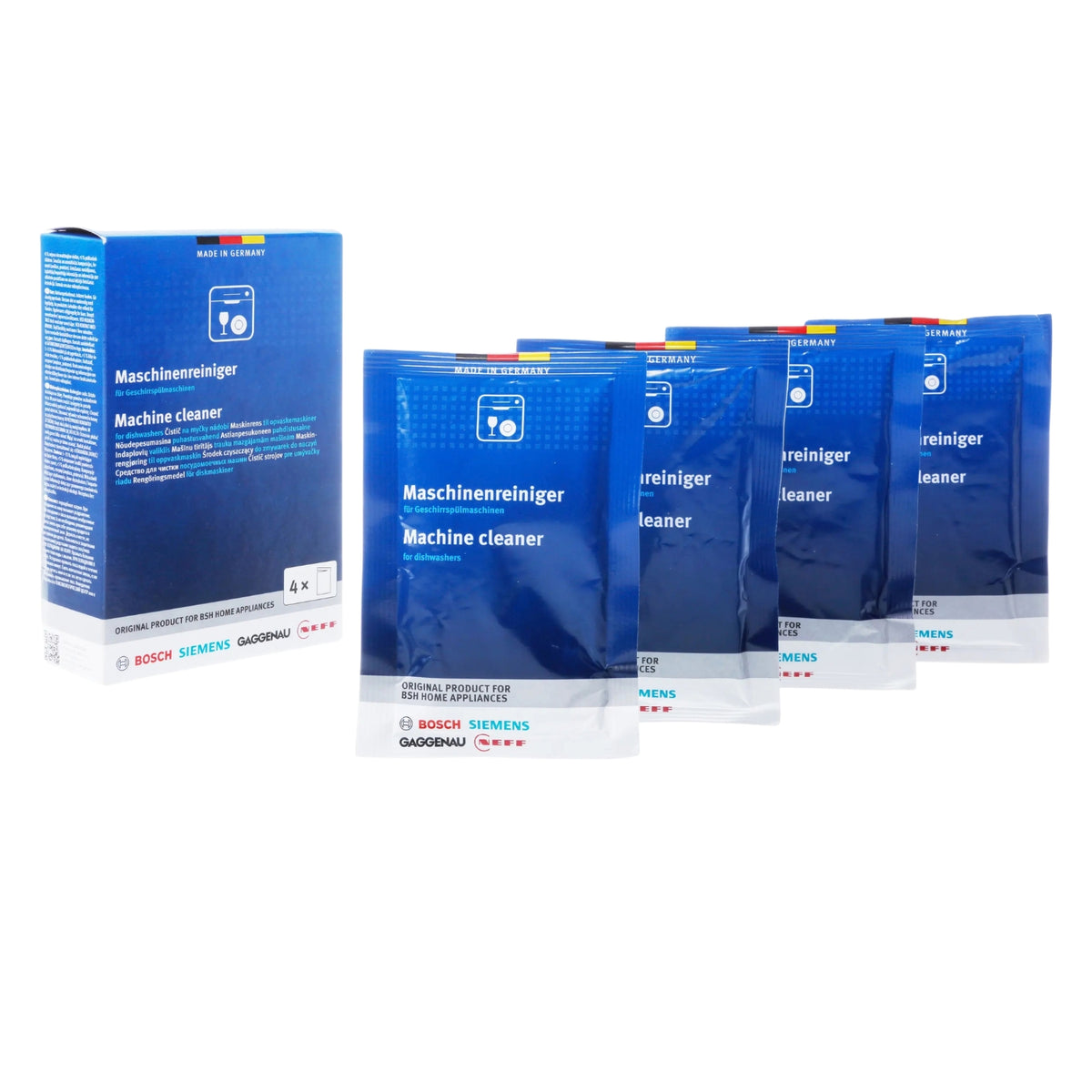 BSH Maschinenreiniger für Geschirrspülmaschinen 4x45g