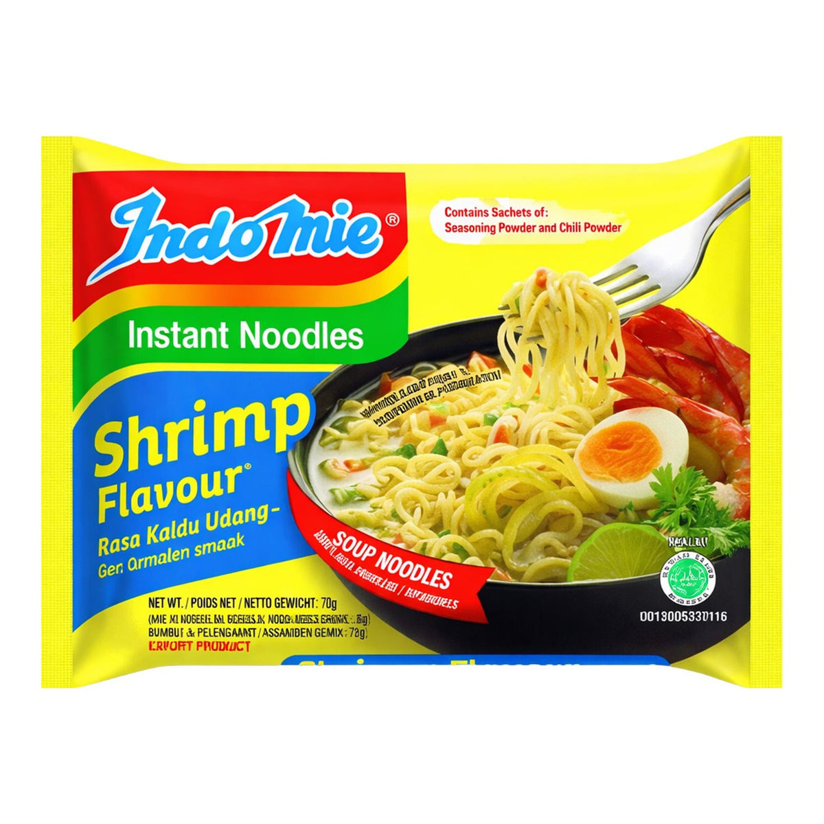 INDOMIE Instant Nudeln Shrimp 70g Blister